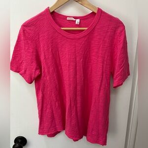 Wilt bright pink crew neck short sleeve t-shirt size small.